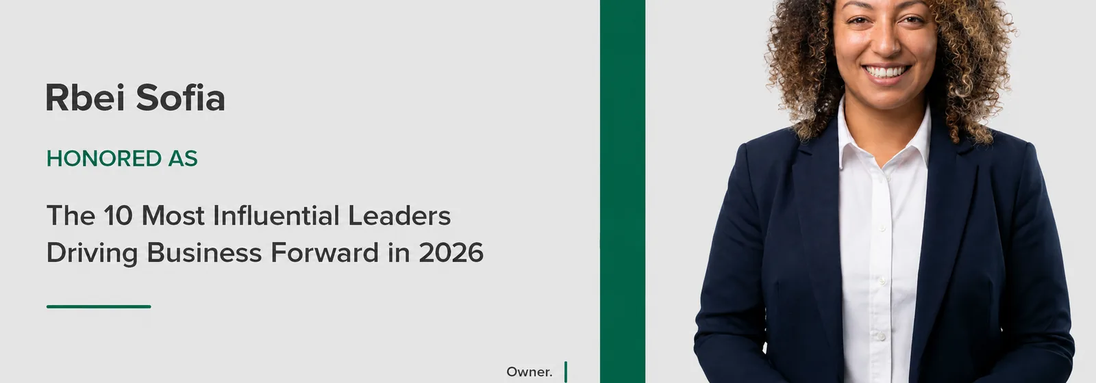 Sofia, CEO de Afripick, entre los 10 líderes más influyentes de 2026