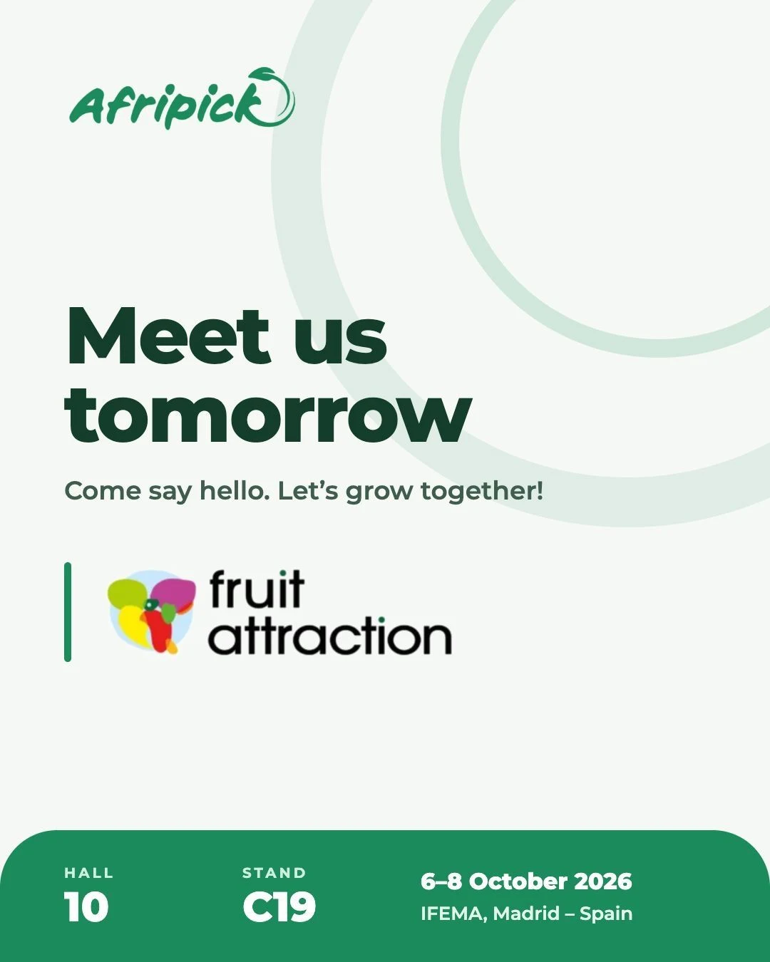 Meet Afripick at Fruit Attraction 2026