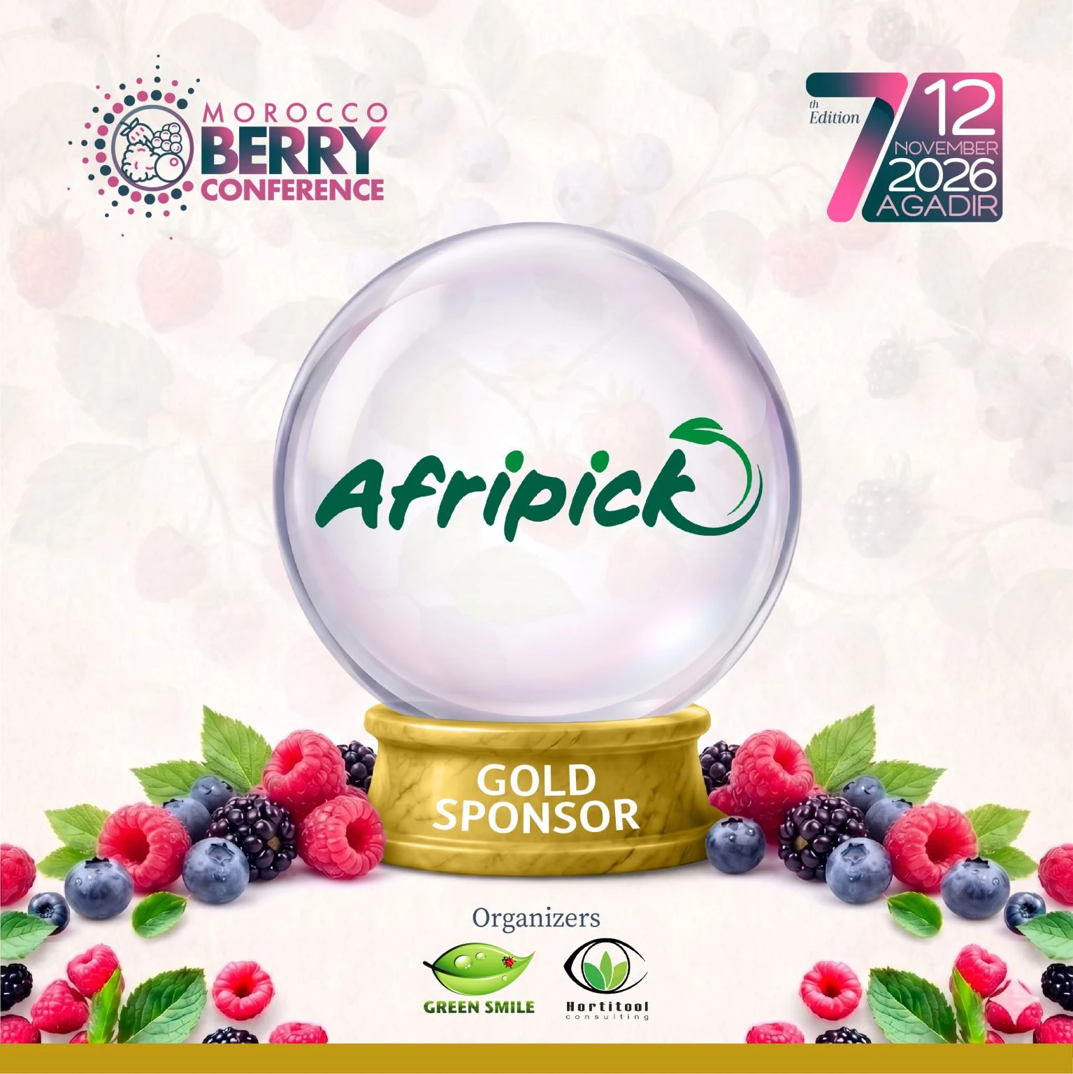 Afripick patrocina Morocco Berry Conference 2026